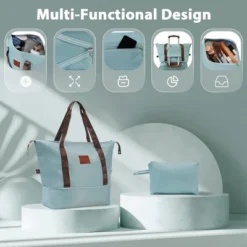 FURNIinspire Bag And Luggage Sets 3 Piece Carry On Luggage Sets, Lightweight Hard Shell Suitcase With Wheel, Bag Set, Blue, 8.9"*13.6"*21.3" 9 FURNIinspire Bag And Luggage Sets 3 Piece Carry On Luggage Sets, Lightweight Hard Shell Suitcase With Wheel, Bag Set, Blue, 8.9"*13.6"*21.3" -HV GUEST 012a3d8f 5d82 49c9 afb8 f0908a4a5b85