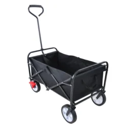 FURNIinspire Wheelbarrows And Lawn Carts Folding Wagon Cart, Collapsible Garden, Beach And Shopping Utility Cart With Handle, Black, 41“*21"*46" 11 FURNIinspire Wheelbarrows And Lawn Carts Folding Wagon Cart, Collapsible Garden, Beach And Shopping Utility Cart With Handle, Black, 41“*21"*46" -HV GUEST 0d46a47e cc1d 446d bd7c cd4f39f8e71a