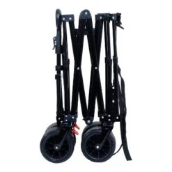 FURNIinspire Wheelbarrows And Lawn Carts Yard Cart Garden Cart, Collapsible Folding Wagon For Camping, Beach, Black, 46.85"*22.05"*41.34" -HV GUEST 1841222d 9f4b 475a 9ed9 6667a9c4f68a