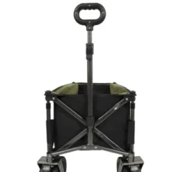 FURNIinspire Outdoor Serving Carts Collapsible Folding Wagon 400L Extra Collapsible Wagon With Tailgate Beach Wagon Cart, Black, 49.02"*22.05"*35.04" -HV GUEST 25ef90d6 577c 44e0 8201 3bdac1c9b694