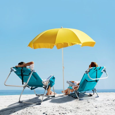 FURNIinspire Outdoor Portable Chair Adjustable Back With Storage Pockets For Relaxation And Fun, Mint Green, 24.8"*25.6"*32.28" 6 FURNIinspire Outdoor Portable Chair Adjustable Back With Storage Pockets For Relaxation And Fun, Mint Green, 24.8"*25.6"*32.28" - Image 4