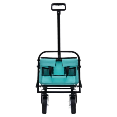 FURNIinspire Outdoor Serving Carts Utility Park Garden Cart Tool Customized Color Folding Camping Trolley Outdoor Beach, Blue, 25.98"*17.32"*37.4" 5 FURNIinspire Outdoor Serving Carts Utility Park Garden Cart Tool Customized Color Folding Camping Trolley Outdoor Beach, Blue, 25.98"*17.32"*37.4" - Image 3