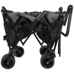 FURNIinspire Outdoor Serving Carts Multi Functional Push Pull Folding Wagon Cart With Rotating Handle All-Terrain Wheele, Black, 48.43"*22.83"*43.7" -HV GUEST 37043300 469f 4066 9d25 4f27e09ab83e