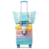 FURNIinspire Bag And Luggage Sets 20 Inch Carry On Luggage Luggage Set, Suitcase With Cup Holder, Travel Luggage, Multicolored, 8.3"*15.6"*21.7" -HV GUEST 386b4114 998f 425f b9ee 5da74d8791d1