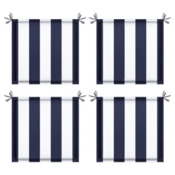 FURNIinspire Outdoor Seat Cushions 4pcs Patio Seat Cushion Replacement Seat Cushion, Striped Sponge Seat Cushion For Gardens, Blue, 15"*15"*2.1" 10 FURNIinspire Outdoor Seat Cushions 4pcs Patio Seat Cushion Replacement Seat Cushion, Striped Sponge Seat Cushion For Gardens, Blue, 15"*15"*2.1" -HV GUEST 394bf319 769c 4f32 911b 0e8c366d21a8