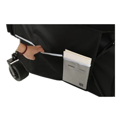 FURNIinspire Outdoor Serving Carts Collapsible Foldable Extended Wagon 480lbs Capacity Heavy Duty Folding Utility Cart, Black, 37.4"*23.03"*38.98" 6 FURNIinspire Outdoor Serving Carts Collapsible Foldable Extended Wagon 480lbs Capacity Heavy Duty Folding Utility Cart, Black, 37.4"*23.03"*38.98" - Image 4