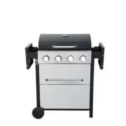 FURNIinspire Outdoor Grills, Griddles And Smokers Professional 4 Burner Gas Grill, Stainless Steel BBQ With Pizza Oven, Black, 25.6"*17.7"*14.6" -HV GUEST 3e400399 6126 4a58 97b4 496b11326a88