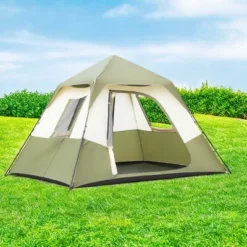 FURNIinspire Camping Tents 6 Person Camping Tent With Rainfly And Carry Bag For Hiking Outdoor, Easy To Assemble Tent, Green, 107.87"*120"*65.98" -HV GUEST 4048e470 47d3 4100 9767 f819fe8309c4