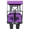 FURNIinspire Outdoor Serving Carts Collapsible Folding Wagon 300L Collapsible Wagon With Tailgate All-Terrain Wheels, Purple, 45.28"*22.83"*38.78" -HV GUEST 40afeb09 1c01 48c5 b908 3f26d62f1663