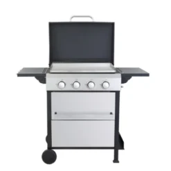 FURNIinspire Outdoor Grills, Griddles And Smokers Professional 4 Burner Gas Grill, Stainless Steel BBQ With Pizza Oven, Black, 31.1"*22.84"*14.96" -HV GUEST 4409f7a8 8822 4959 97a5 df31e219440f