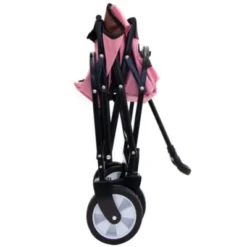 FURNIinspire Outdoor Serving Carts Fish 250L Collapsible Wagon Beach Wagon With Big Wheels For Camping, Sports, Pink, 25.98"*17.32"*37.4" -HV GUEST 443a8aef 639c 4b7c a186 274828a79fd1