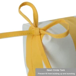 FURNIinspire Outdoor Seat Cushions 2 Pcs Set High Back Patio Chair Cushions, Yellow And White Stripes Seat Cushion, Multicolored, 44"*22"*4" 9 FURNIinspire Outdoor Seat Cushions 2 Pcs Set High Back Patio Chair Cushions, Yellow And White Stripes Seat Cushion, Multicolored, 44"*22"*4" -HV GUEST 44e2eacb afe2 4c72 8e48 bfc61952a46a