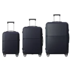 FURNIinspire Bag And Luggage Sets 3 Piece Rolling Luggage, Travel Hard Suitcase With Wheels, Stylish Suitcase Set, Blue, 21.06"*11.81"*30.31" 11 FURNIinspire Bag And Luggage Sets 3 Piece Rolling Luggage, Travel Hard Suitcase With Wheels, Stylish Suitcase Set, Blue, 21.06"*11.81"*30.31" -HV GUEST 4ae2e294 828c 413a 88e3 d27ad81b66c4