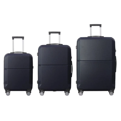 FURNIinspire Bag And Luggage Sets 3 Piece Rolling Luggage, Travel Hard Suitcase With Wheels, Stylish Suitcase Set, Blue, 21.06"*11.81"*30.31" 7 FURNIinspire Bag And Luggage Sets 3 Piece Rolling Luggage, Travel Hard Suitcase With Wheels, Stylish Suitcase Set, Blue, 21.06"*11.81"*30.31" - Image 5