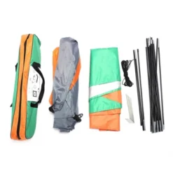 FURNIinspire Camping Tents 2 Person Dome Camping Tent With Double Door, Orange And Green Family Outdoor Tent, Multicolored, 78.75"*59"*43.25" -HV GUEST 4fee0b45 b339 42a5 bb10 9576198c5947