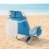 FURNIinspire Outdoor Portable Chair Adjustable Back Lightweight Design For Beach And Picnic, Blue, 24.8"*25.6"*32.28" -HV GUEST 58079d7c 4948 40c0 8798 f45db83344a1