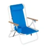 FURNIinspire Outdoor Portable Chair Adjustable Headrest For Comfortable Outdoor Relaxation, Blue, 30"*23"*25" -HV GUEST 59966b57 aae4 4723 af77 f9dea3fa076f