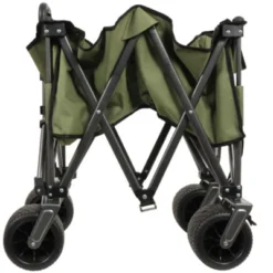 FURNIinspire Outdoor Serving Carts Collapsible Foldable Extended Wagon With 480lb Weight Capacity All-Terrain Beach Wheels, Green, 37.8"*21.65"*34.33" -HV GUEST 5fe2ff16 9984 41b9 b99a acc374cd7381