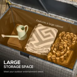 FURNIinspire Utility Storage Cabinet 113 Gallon Deck Box Rattan Outdoor Storage Box Waterproof Storage Container For Indoor, Grey, 47.2"*6.70"*30.7" 9 FURNIinspire Utility Storage Cabinet 113 Gallon Deck Box Rattan Outdoor Storage Box Waterproof Storage Container For Indoor, Grey, 47.2"*6.70"*30.7" -HV GUEST 648ddd21 ffde 4238 9bcf 6862702e077e