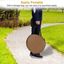 FURNIinspire Camping Tents Pop Up Beach Tent Sun Shade Shelter For Outdoor Beach Camping, Waterproof Tent Canopy, Brown, 64.96"*59.06"*43.3" -HV GUEST 66a1fefa 7512 4f01 8846 0f8b06c354c7