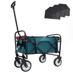 FURNIinspire Outdoor Serving Carts Minimeetall Multi-use Bag Foldable Heavy Duty Utility Cart Utility Wagon Grocery Cart, Cyan, 25.98"*17.32"*37.4" 11 FURNIinspire Outdoor Serving Carts Minimeetall Multi-use Bag Foldable Heavy Duty Utility Cart Utility Wagon Grocery Cart, Cyan, 25.98"*17.32"*37.4" -HV GUEST 691e3a77 9e17 4fa8 bce9 f2ee0522945f