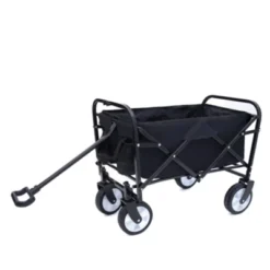 FURNIinspire Outdoor Serving Carts Minimeetall Multi-use Bag Collapsible Foldable Wagon Cart Beach Wagon For Camping, Black, 25.98"*17.32"*37.4" -HV GUEST 6a5a9e70 a375 46ef 8559 0b67688d9389
