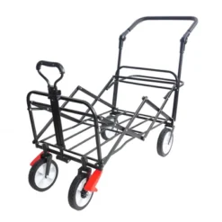 FURNIinspire Wheelbarrows And Lawn Carts Folding Wagon Cart, Collapsible Outdoor Utility Cart With Handle, Yellow, 53.5“*47"*42.52" -HV GUEST 6d3ee676 a5a3 487c b156 44cab602058b