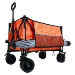 FURNIinspire Outdoor Serving Carts Collapsible Foldable Extended Wagon 480lb Weight Capacity All-Terrain Beach Wheels, Orange, 37.4"*23.03"*38.98" 10 FURNIinspire Outdoor Serving Carts Collapsible Foldable Extended Wagon 480lb Weight Capacity All-Terrain Beach Wheels, Orange, 37.4"*23.03"*38.98" -HV GUEST 7d2cb6ee 45e7 4d88 938f c622985a52d6