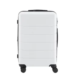 FURNIinspire 24 Inch Luggage Hardside Checked Spinner Suitcase, Travel Suitcase Rolling Luggage With TSA Lock, White, 10.83"*17.32"*26.38" -HV GUEST 7df16dd3 c8cc 4fd4 b9bb eee540b731ab