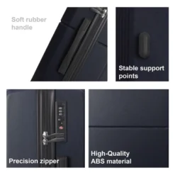 FURNIinspire Bag And Luggage Sets 3 Piece Rolling Luggage, Travel Hard Suitcase With Wheels, Stylish Suitcase Set, Blue, 21.06"*11.81"*30.31" 10 FURNIinspire Bag And Luggage Sets 3 Piece Rolling Luggage, Travel Hard Suitcase With Wheels, Stylish Suitcase Set, Blue, 21.06"*11.81"*30.31" -HV GUEST 7e1f32c6 5319 456f b83d fe2a1b7e4e11