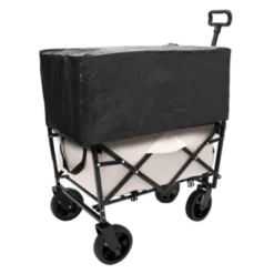 FURNIinspire Outdoor Serving Carts Heavy Duty Utility Cart Utility Wagon Grocery Cart For Camping 3pcs Liner Cover, Beige, 25.98"*17.32"*37.4" -HV GUEST 8981abc3 b3ab 48a8 9050 84671663ddd4