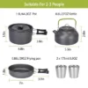 FURNIinspire Outdoor Grills, Griddles And Smokers Premium Camp Chef Set, Gourmet Outdoor Cookware For Small Groups BBQ Time, Black, 7.48"*7.48"*5.12" -HV GUEST 89ab455a dd37 4cb2 a96b 62ba8772c340