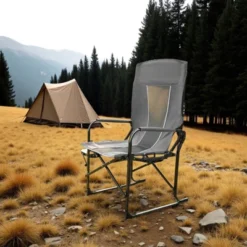 FURNIinspire Outdoor Portable Chairs Camping Chair Directors Chair, Oversized Portable Folding Chair With Side Table, Gray, 27.56"*24.41"*43.31" 11 FURNIinspire Outdoor Portable Chairs Camping Chair Directors Chair, Oversized Portable Folding Chair With Side Table, Gray, 27.56"*24.41"*43.31" -HV GUEST 8bf7e939 0ee5 479b a149 a4bde6e964cf