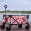FURNIinspire Outdoor Serving Carts Utility Park Garden Cart Tool Customized Color Folding Camping Trolley Outdoor Picnic, Pink, 37.8"*21.2"*34.45" -HV GUEST 8d66b137 c0df 4a6c b05f 4e05cb169050