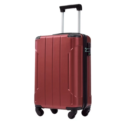 FURNIinspire Luggage 20 Inch Carry On Luggage, Lightweight Durable Suitcase With Wheels For Travel Business, Red, 8.3"*13.6"*21.5" 7 FURNIinspire Luggage 20 Inch Carry On Luggage, Lightweight Durable Suitcase With Wheels For Travel Business, Red, 8.3"*13.6"*21.5" - Image 5