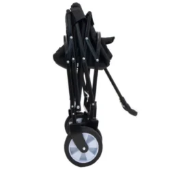 FURNIinspire Outdoor Serving Carts 225lbs Collapsible Foldable Wagon Cart Beach Wagon Utility Cart For Sports Gardeing, Black, 25.98"*17.32"*37.4" -HV GUEST 906e86b9 7db4 4e3b b9fb 9477b93ec8fa