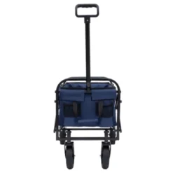FURNIinspire Outdoor Serving Carts Heavy Duty Utility Cart Utility Wagon Grocery Cart For Camping 3pcs Liner Cover, Blue, 25.98"*17.32"*37.4" -HV GUEST 94c7beb6 0fa5 4822 a992 e36452659123