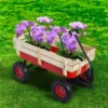 FURNIinspire Wheelbarrows And Lawn Carts Outdoor Sport Wagon Tools Cart Wooden Side Panels Air Tires Wagon, Garden Cart With Handle, Red, 39“*16"*20" 2 FURNIinspire Wheelbarrows And Lawn Carts Outdoor Sport Wagon Tools Cart Wooden Side Panels Air Tires Wagon, Garden Cart With Handle, Red, 39“*16"*20" -HV GUEST 9db93be9 83bd 45a6 b1ea 74b6dc3fa502