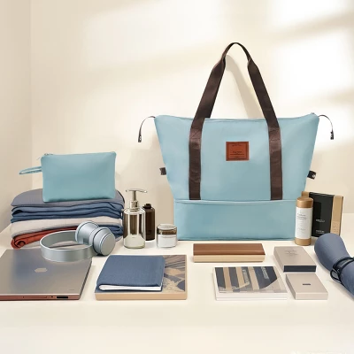 FURNIinspire Bag And Luggage Sets 3 Piece Carry On Luggage Sets, Lightweight Hard Shell Suitcase With Wheel, Bag Set, Blue, 8.9"*13.6"*21.3" 3 FURNIinspire Bag And Luggage Sets 3 Piece Carry On Luggage Sets, Lightweight Hard Shell Suitcase With Wheel, Bag Set, Blue, 8.9"*13.6"*21.3"