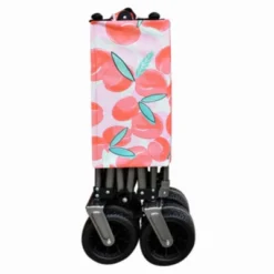 FURNIinspire Outdoor Serving Carts Utility Park Garden Cart Tool Customized Color Folding Camping Trolley Outdoor Picnic, Pink, 37.8"*21.2"*34.45" -HV GUEST b3a34949 17f7 446d 9df6 029618ad9fe5