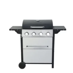 FURNIinspire Outdoor Grills, Griddles And Smokers Professional 4 Burner Gas Grill, Stainless Steel BBQ With Pizza Oven, Black, 25.6"*17.7"*14.6" -HV GUEST ba5f1c47 b167 41b6 b7cc 0618b7c2cde2