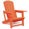 FURNIinspire Patio Accent Chairs Outdoor Folding Chairs Adirondack Chair, Portable Chair With Handles For Beach, Backyard, Orange, 31.4"*29.6"*36.4" -HV GUEST c2e6c9c9 1fdc 490c a1df 3cd8014d1ef8