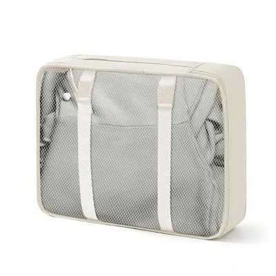 FURNIinspire Bag And Luggage Sets 20 Inch Luggage Set, Lightweight Checked Suitcase With 2 Mesh Bag Travel, Blackish Green, 8.3"*13.6"*21.5" 3 FURNIinspire Bag And Luggage Sets 20 Inch Luggage Set, Lightweight Checked Suitcase With 2 Mesh Bag Travel, Blackish Green, 8.3"*13.6"*21.5"