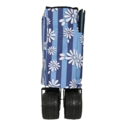 FURNIinspire Outdoor Serving Carts Collapsible Foldable Extended Wagon With 480lb Weight Capacity All-Terrain Beach Wheels, Blue, 37.4"*23.03"*38.98" -HV GUEST c7b7c257 00bc 4fa7 8ec3 43be5a5c3ef0