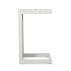 FURNIinspire Patio End Table, C-Shaped Side Table, Compact, Stylish, And Versatile, White, 15"*14.5"*24" 11 FURNIinspire Patio End Table, C-Shaped Side Table, Compact, Stylish, And Versatile, White, 15"*14.5"*24" -HV GUEST c8c1d5c6 5d16 4d47 a1bb 0120048249c7