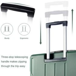 FURNIinspire Luggage 20 Inch Carry On Luggage, Lightweight Durable Suitcase With Wheels For Travel Business, Green, 8.3"*13.6"*21.5" -HV GUEST cce55648 de6a 4f41 8032 e06d9cd6a322