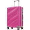 FURNIinspire Bag And Luggage Sets Travel Luggage Set Suitcase Set, 3 Piece Hard Shell Suitcases, Lightweight Suitcase, Pink, 11.4"*20.1"*29.1" -HV GUEST cd525d96 3d34 4352 ac8a 55022093e73a