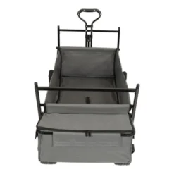 FURNIinspire Outdoor Serving Carts 480Lbs Collapsible Wagon With Canopy Lightweight Foldable Wagon With Mosquito Net, Black, 45.28"*22.83"*38.78" 10 FURNIinspire Outdoor Serving Carts 480Lbs Collapsible Wagon With Canopy Lightweight Foldable Wagon With Mosquito Net, Black, 45.28"*22.83"*38.78" -HV GUEST d274afb6 6372 4de5 9098 9f3535048bf5