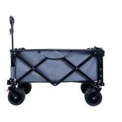 FURNIinspire Wheelbarrows And Lawn Carts Garden Cart Yard Cart, Collapsible Folding Wagon, Beach Wagon For Camping, Gray, 46.85"*22.05"*41.34" -HV GUEST d7f3dc69 6de9 415b a6fb 12a79019fbd4