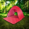FURNIinspire Camping Tents Pop Up Beach Tent Sun Shade Shelter For Outdoor Beach Camping, Waterproof Tent Canopy, Red, 64.96"*59.06"*43.3" -HV GUEST d85a0ab3 c19b 4eae 906b fe92eac3067c
